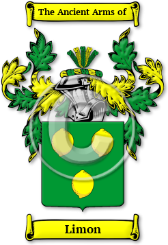 Limon Family Crest Download (jpg) Legacy Series - 150 DPI