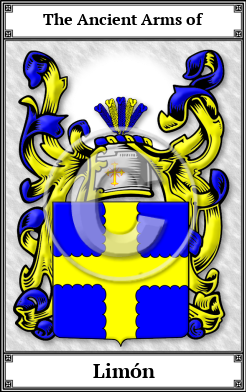 Limón Family Crest Download (JPG)  Book Plated - 150 DPI