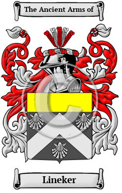 Lineker Family Crest/Coat of Arms