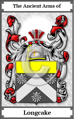 Longcake Family Crest Download (JPG)  Book Plated - 150 DPI
