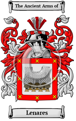 Lenares Family Crest Download (JPG) Heritage Series - 300 DPI