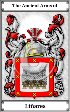 Liñares Family Crest Download (JPG)  Book Plated - 150 DPI