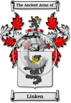 Linken Family Crest Download (jpg) Legacy Series - 150 DPI