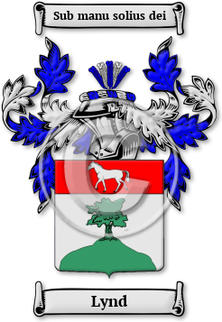 Lynd Family Crest Download (jpg) Legacy Series - 150 DPI