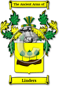 Linders Family Crest Download (jpg) Legacy Series - 150 DPI