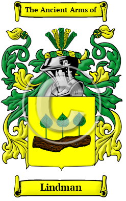 Lindman Family Crest Download (JPG) Heritage Series - 600 DPI