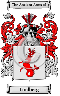 Lindberg Family Crest Download (JPG) Heritage Series - 300 DPI