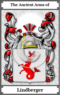 Lindberger Family Crest Download (JPG)  Book Plated - 150 DPI