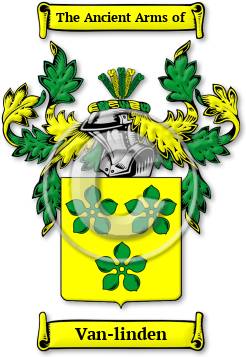 Van-linden Family Crest Download (jpg) Legacy Series - 150 DPI