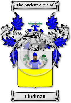 Lindman Family Crest Download (JPG) Legacy Series - 600 DPI