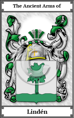 Lindén Family Crest Download (JPG) Book Plated - 600 DPI