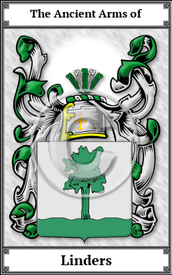 Linders Family Crest Download (JPG) Book Plated - 600 DPI