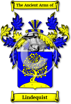 Lindequist Family Crest Download (jpg) Legacy Series - 150 DPI
