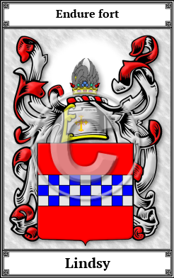 Lindsy Family Crest Download (JPG)  Book Plated - 150 DPI