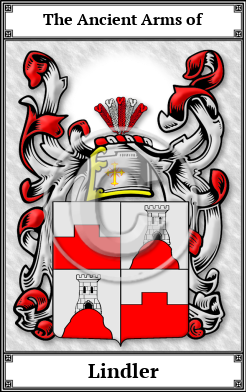 Lindler Family Crest Download (JPG) Book Plated - 600 DPI