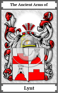 Lynt Family Crest Download (JPG) Book Plated - 600 DPI