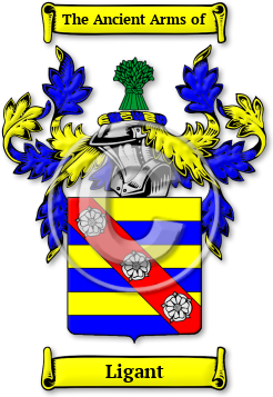 Ligant Family Crest Download (jpg) Legacy Series - 150 DPI