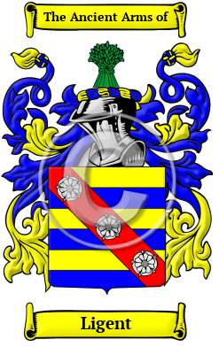 Ligent Family Crest/Coat of Arms