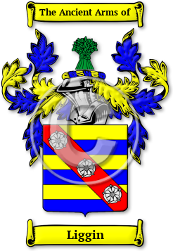 Liggin Family Crest Download (jpg) Legacy Series - 150 DPI