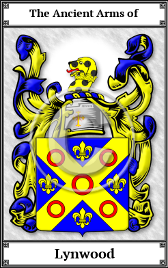 Lynwood Family Crest Download (JPG)  Book Plated - 150 DPI