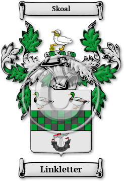 Linkletter Family Crest Download (jpg) Legacy Series - 150 DPI