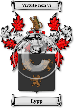 Lypp Family Crest Download (jpg) Legacy Series - 150 DPI