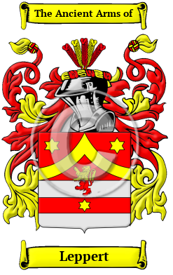 Leppert Family Crest Download (JPG) Heritage Series - 600 DPI
