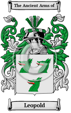 Leopold Family Crest Download (JPG) Heritage Series - 300 DPI