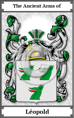 Léopold Family Crest Download (JPG)  Book Plated - 150 DPI