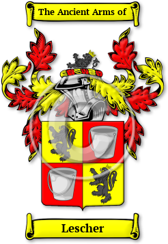 Lescher Family Crest Download (jpg) Legacy Series - 150 DPI