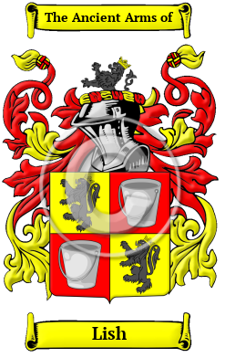 Lish Family Crest Download (JPG) Heritage Series - 600 DPI