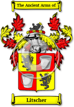 Litscher Family Crest Download (JPG) Legacy Series - 600 DPI