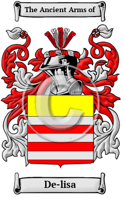 De-lisa Family Crest/Coat of Arms