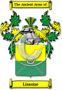 Lissone Family Crest Download (jpg) Legacy Series - 150 DPI