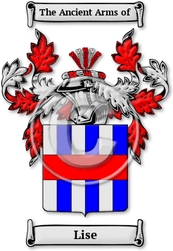 Lise Family Crest Download (jpg) Legacy Series - 150 DPI