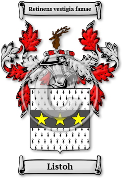 Listoh Family Crest Download (jpg) Legacy Series - 150 DPI