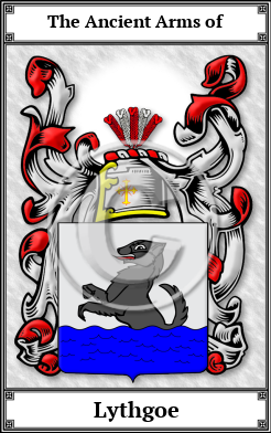 Lythgoe Family Crest Download (JPG)  Book Plated - 150 DPI