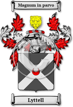 Lyttell Family Crest Download (jpg) Legacy Series - 150 DPI