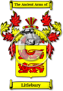 Litlebury Family Crest Download (jpg) Legacy Series - 150 DPI