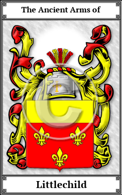 Littlechild Family Crest Download (JPG)  Book Plated - 150 DPI