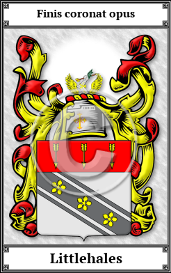 Littlehales Family Crest Download (JPG)  Book Plated - 150 DPI