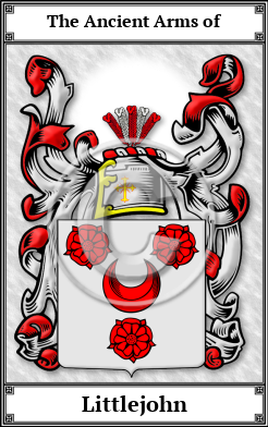 Littlejohn Family Crest Download (JPG) Book Plated - 600 DPI