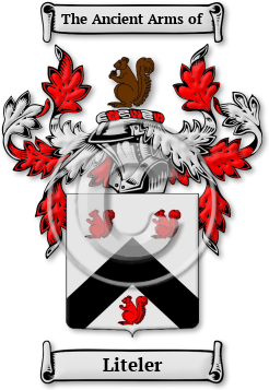 Liteler Family Crest Download (jpg) Legacy Series - 150 DPI
