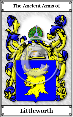 Littleworth Family Crest Download (JPG)  Book Plated - 150 DPI