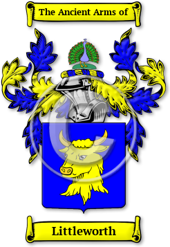 Littleworth Family Crest Download (jpg) Legacy Series - 150 DPI