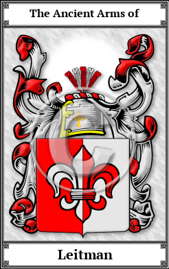 Leitman Family Crest Download (JPG)  Book Plated - 150 DPI