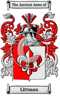 Littman Family Crest Download (JPG) Heritage Series - 600 DPI