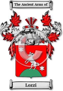Lozzi Family Crest Download (jpg) Legacy Series - 150 DPI