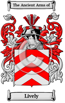 Lively Family Crest Download (JPG) Heritage Series - 600 DPI