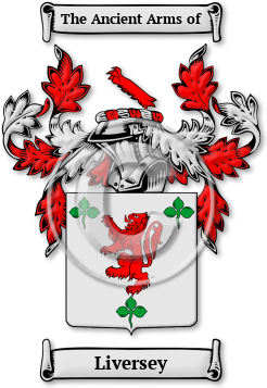 Liversey Family Crest Download (jpg) Legacy Series - 150 DPI